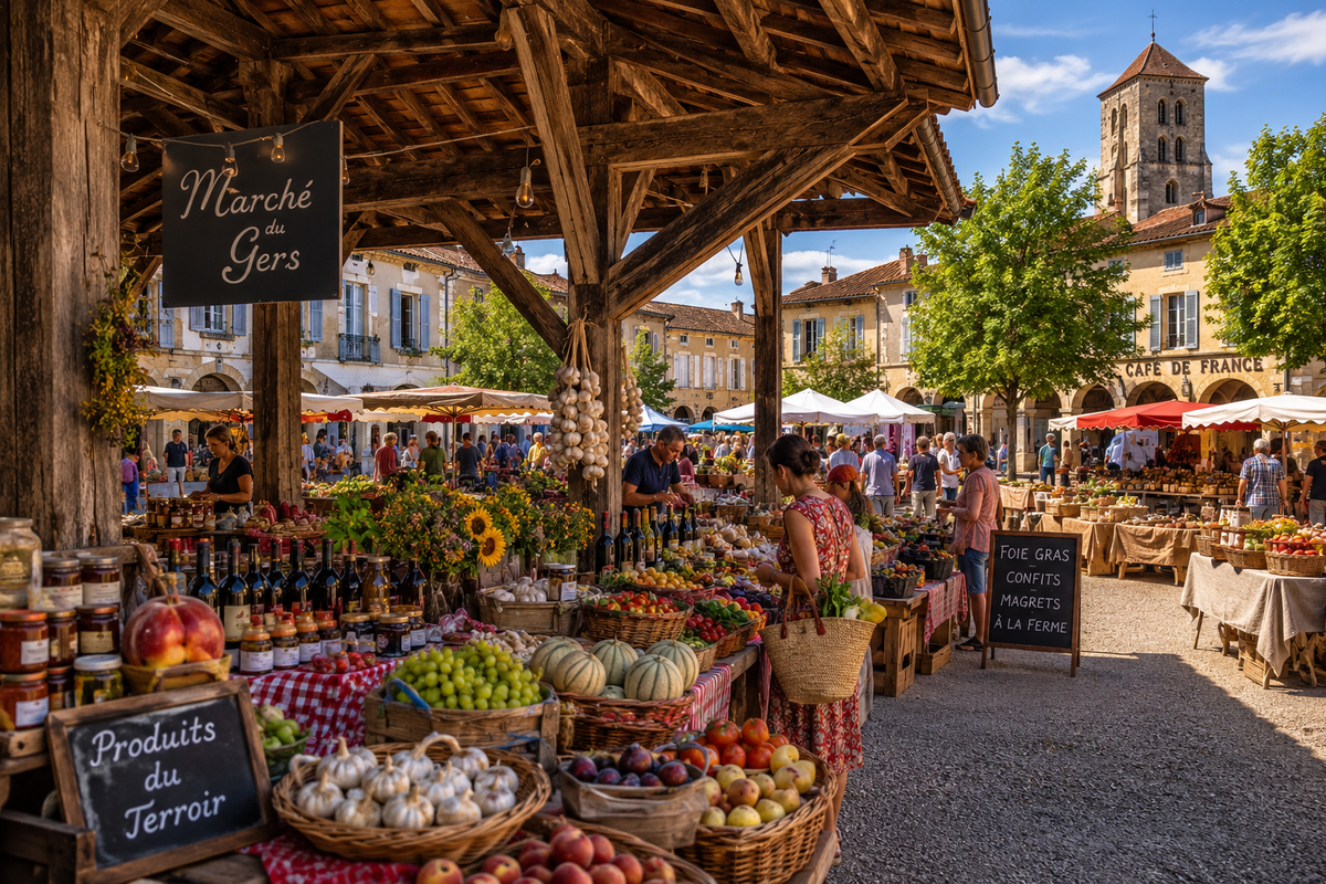 fruits légumes canards produits du terroir foie gras le benester gite de charme dans le Gers simorre 